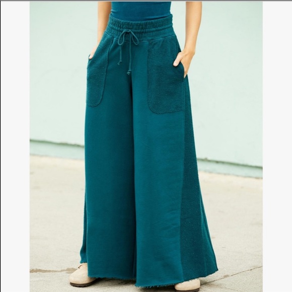 Free People Pants Jumpsuits Movement Upbeat Wide Leg Pants Poshmark